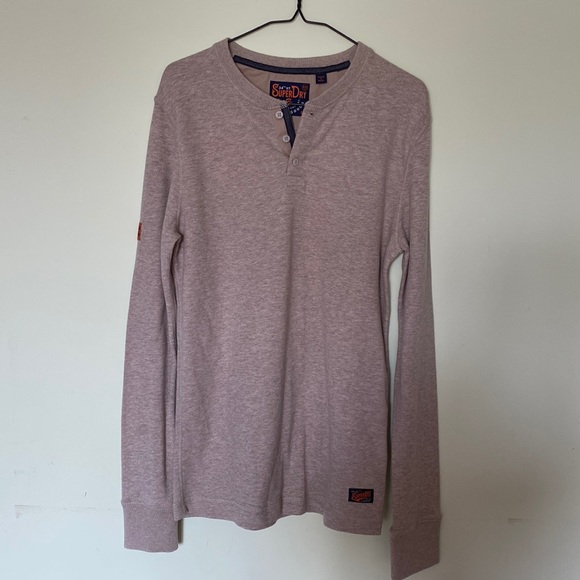 Superdry long sleeve henley - Picture 1 of 5